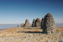 07-5624 Cairns on Nine Standards Rigg Near Kirkby Stephen, Cumbria